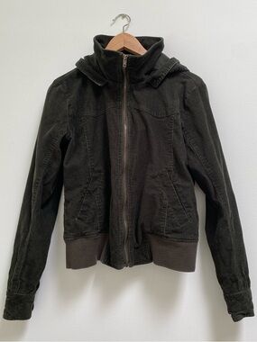 NECA Bella Swan Twilight: New Moon Olive Green Zip-Front Bomber Jacket with Hood